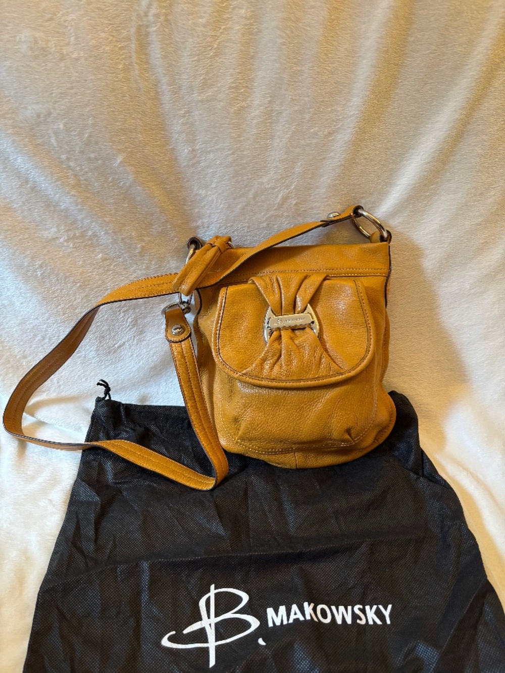 B. Makowski leather crossbody bag